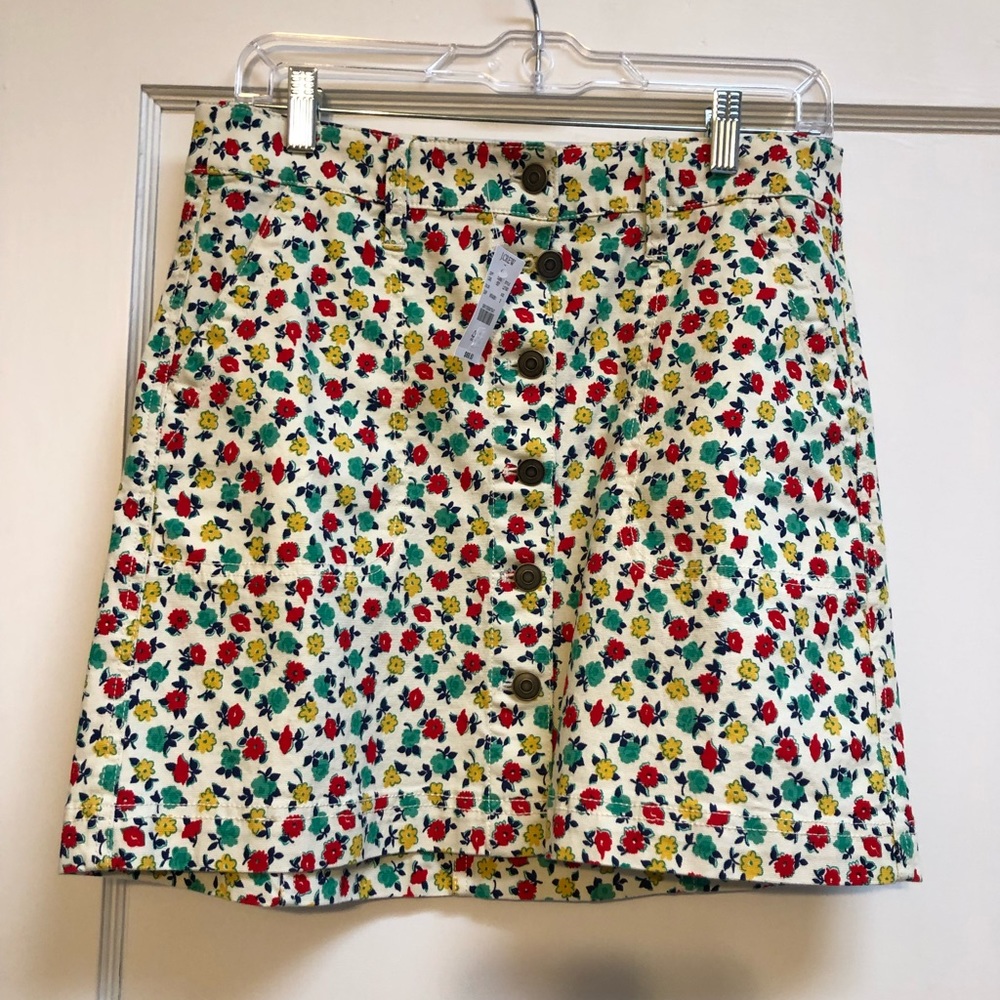 New jcrew Jean skirt